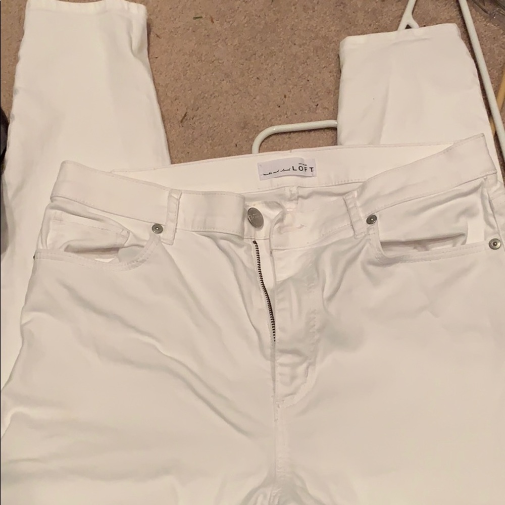 Loft White jeans